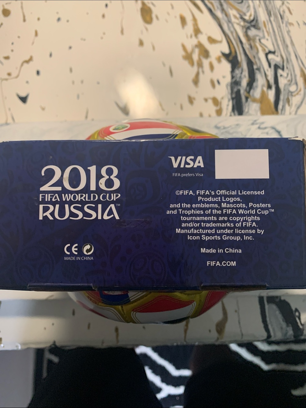 World Flags Soccer Ball - Yellow Multicolor - Picture 5 of 6